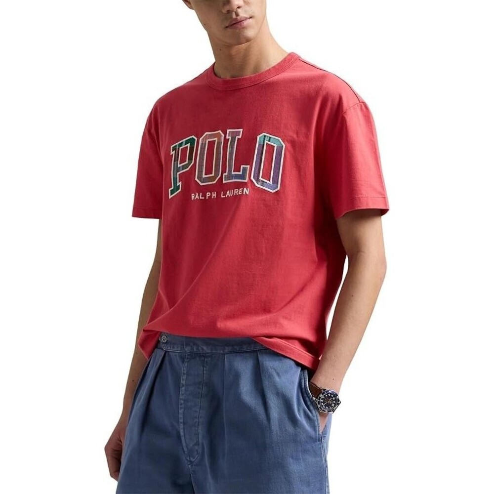 NWT Polo Ralph Lauren MEN'S T SHIRT XL  Classic Fit Madras-Logo Jersey T-Shirt
